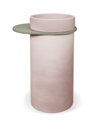 Cylinder - Bowl Basin (Blush Pink)