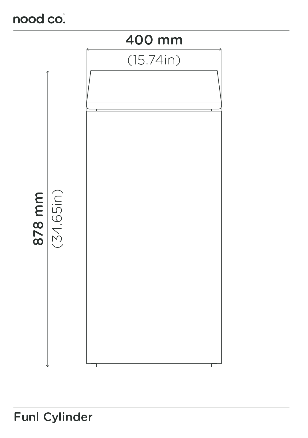 Cylinder - Funl Basin (Rust)