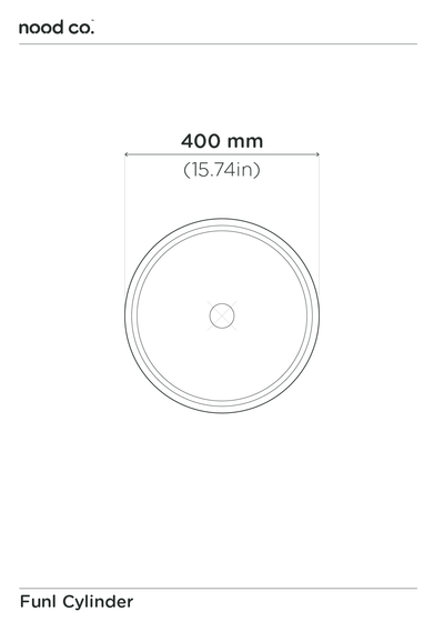 Cylinder - Funl Basin (Rust)