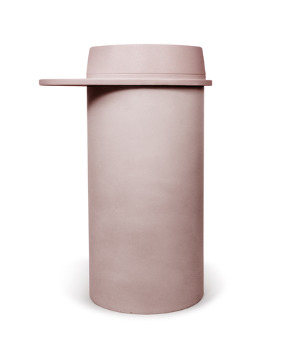 Cylinder Funl Basin - Blush Pink