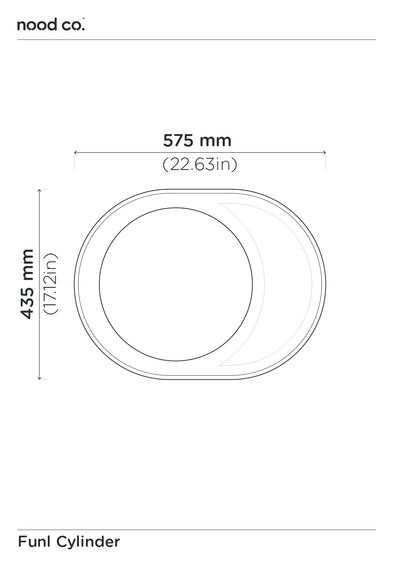 Cylinder - Funl Basin (Rust)