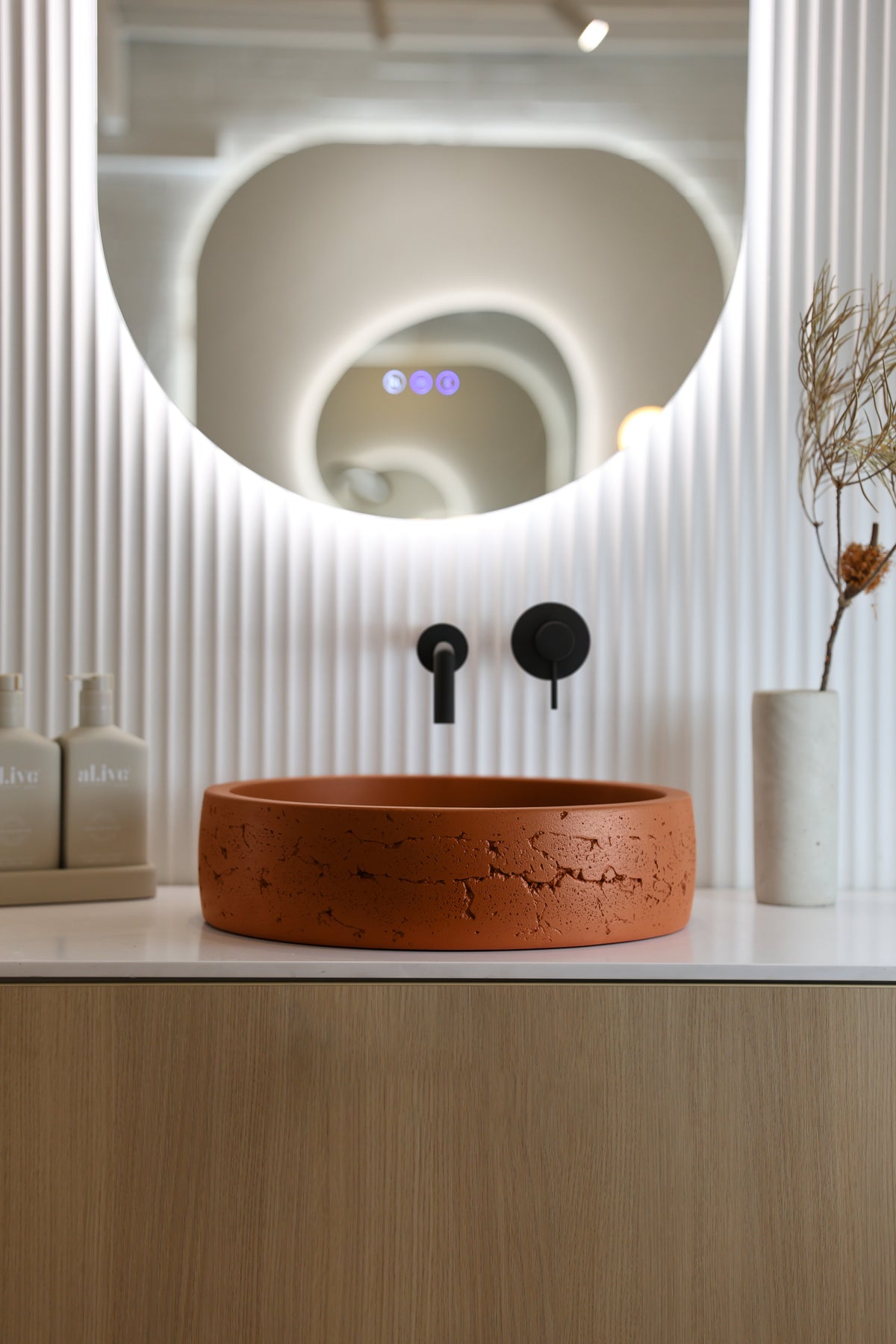 Hoop Raw Basin (Rust)