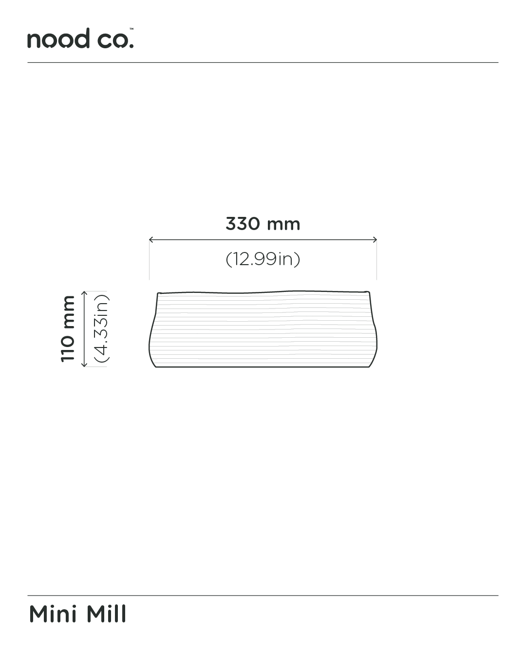 Mini Mill Basin (Custard)