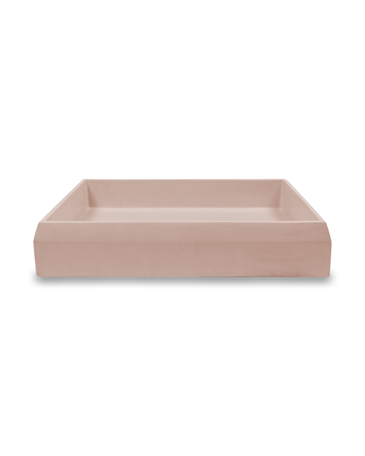 Prism Rectangle Basin - Surface Mount (Blush Pink)