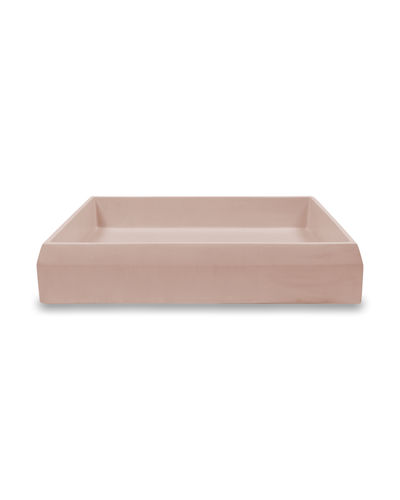 Prism Rectangle Basin - Blush Pink