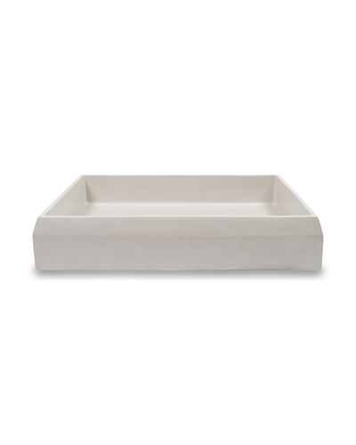 Prism Rectangle Basin - Wall Hung (Ivory)