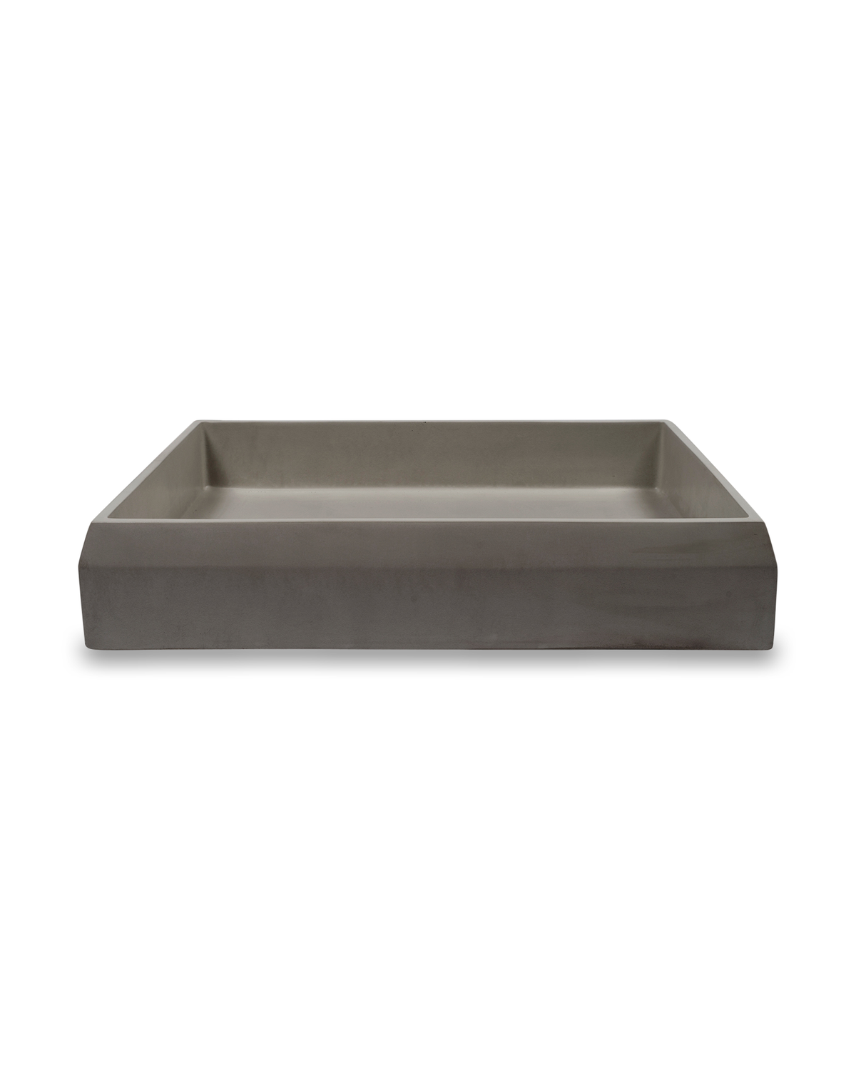 Prism Rectangle Basin - Surface Mount (Mid Tone Grey)