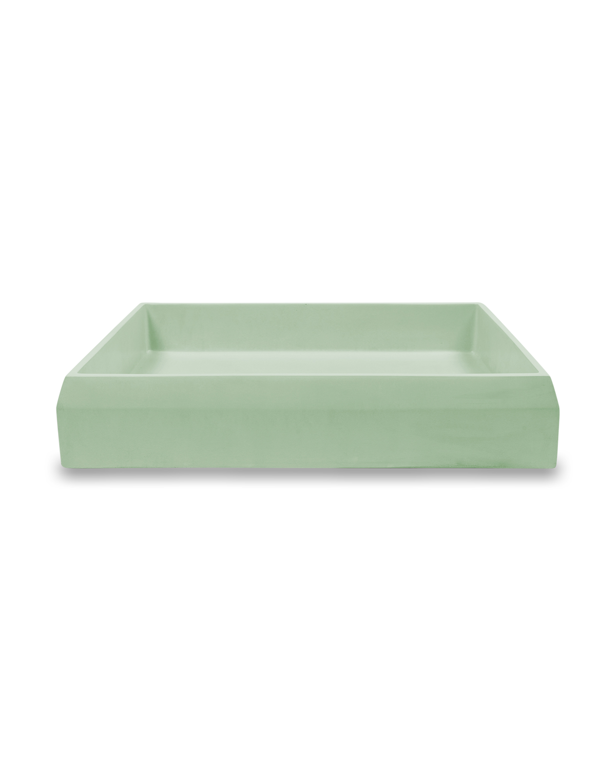 Prism Rectangle Basin - Wall Hung (Mint)
