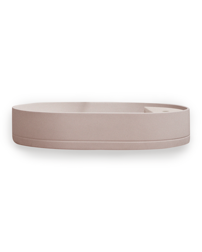 Shelf Oval Basin - Blush Pink