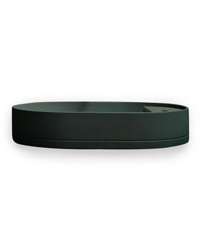 Shelf Oval Basin - Surface Mount (Charcoal)