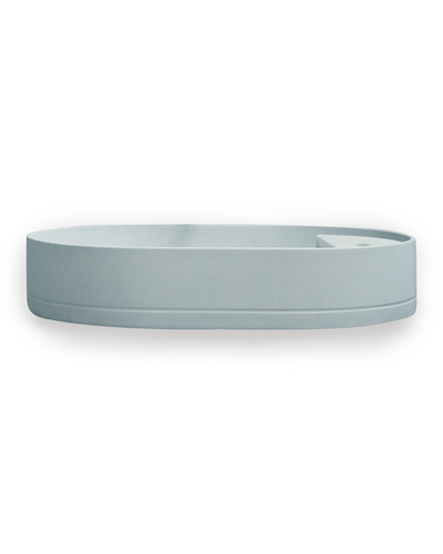 Shelf Oval Basin (Powder Blue)