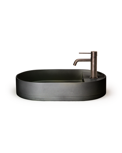 Shelf Oval Basin - Surface Mount (Charcoal)