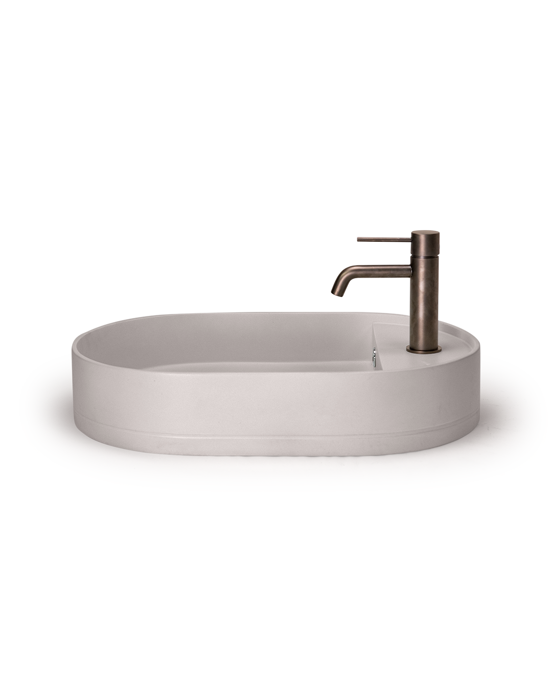 Shelf Oval Basin - Surface Mount (Morning Mist)