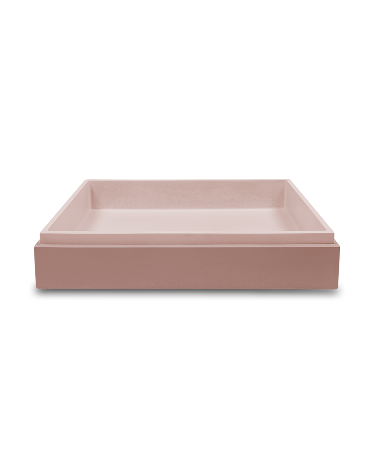 Stepp Rectangle Basin - Blush Pink