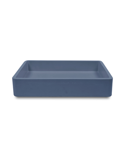 Vesl Rectangle Basin - Wall Hung (Copan Blue)