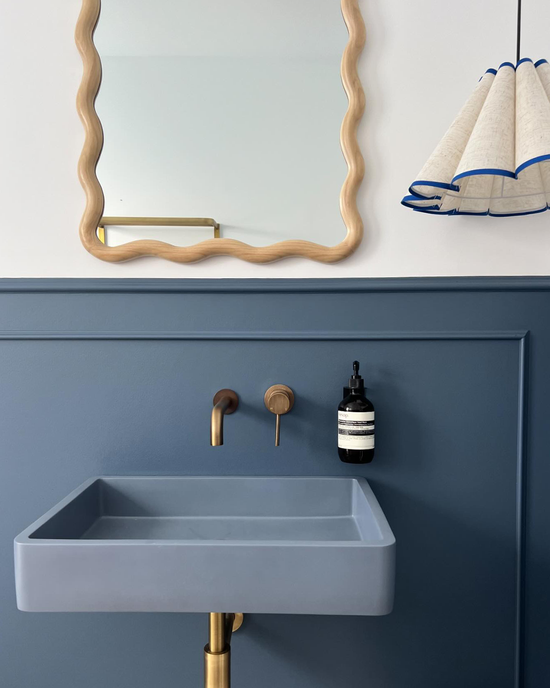 Vesl Rectangle Basin - Surface Mount (Copan Blue)