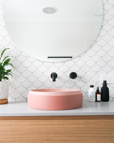 Stepp Circle Basin - Blush Pink
