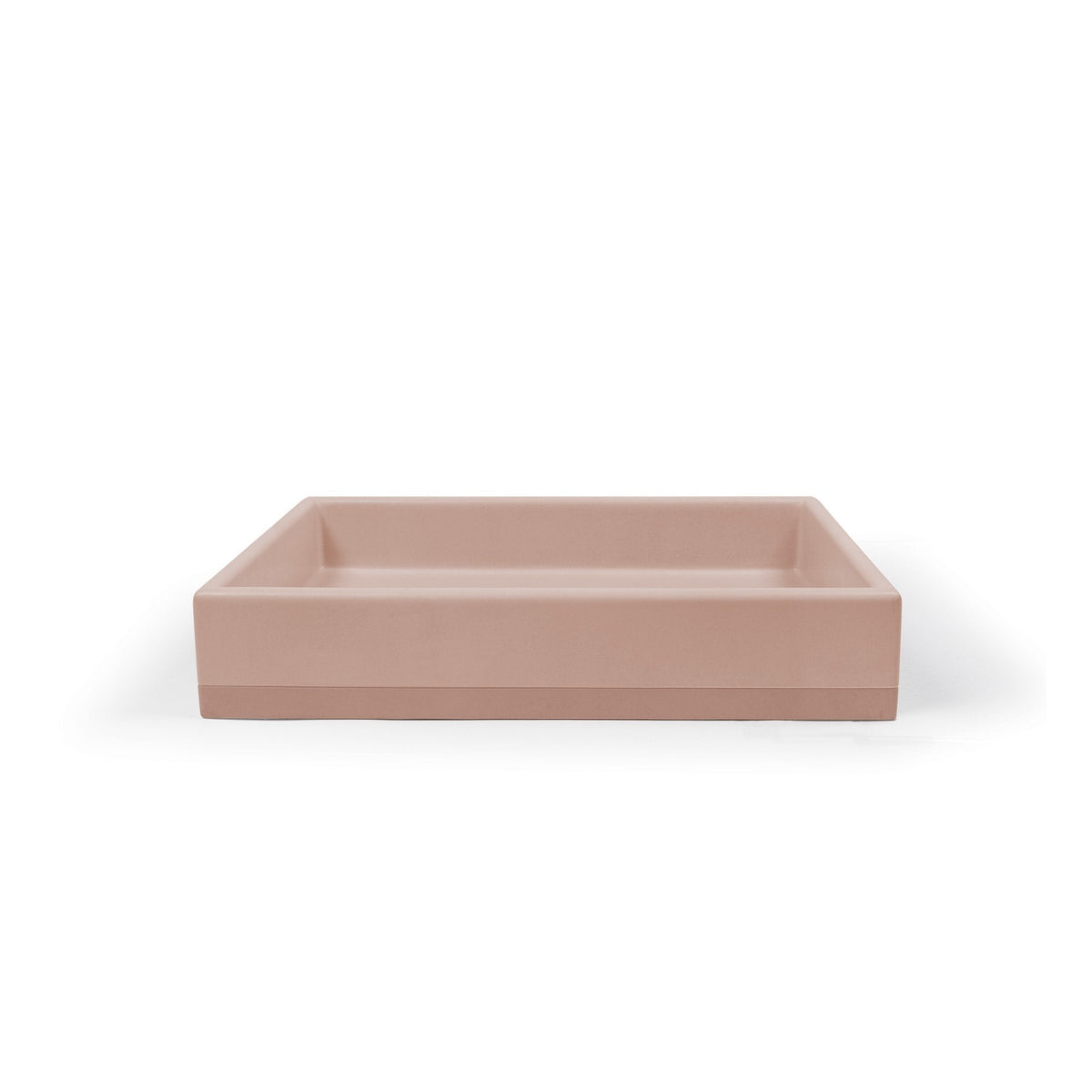 Box Basin Two Tone - Surface Mount (Blush Pink)