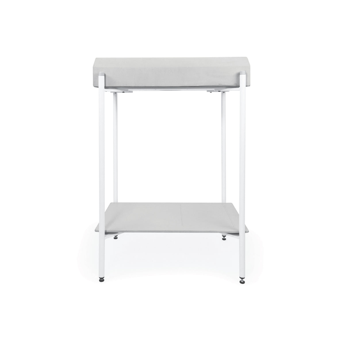 Prism Rectangle Basin - Stand (Morning Mist,White Frame)